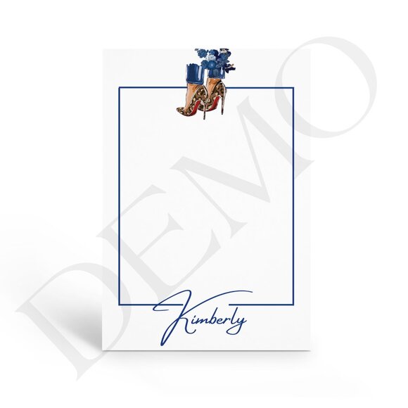 Reseller Supply: Fashionista Customer Thank You Cards - Blank Inserts - Picture 2 of 5